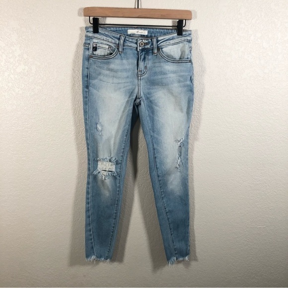 Kancan Estilo Distressed Skinny Jeans 27 - Picture 1 of 11